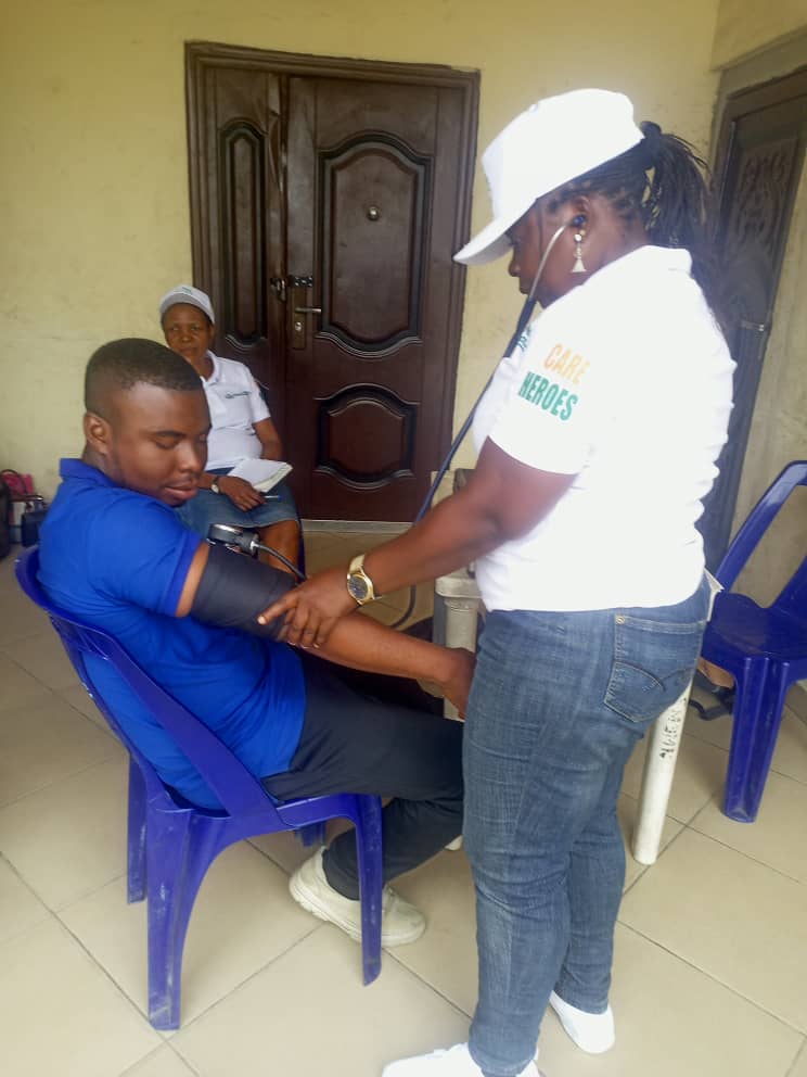 Hospital visitations and care packages