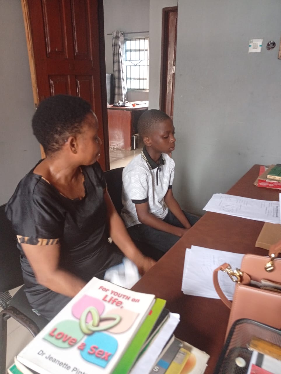 A mother supported by Communal Care Circle